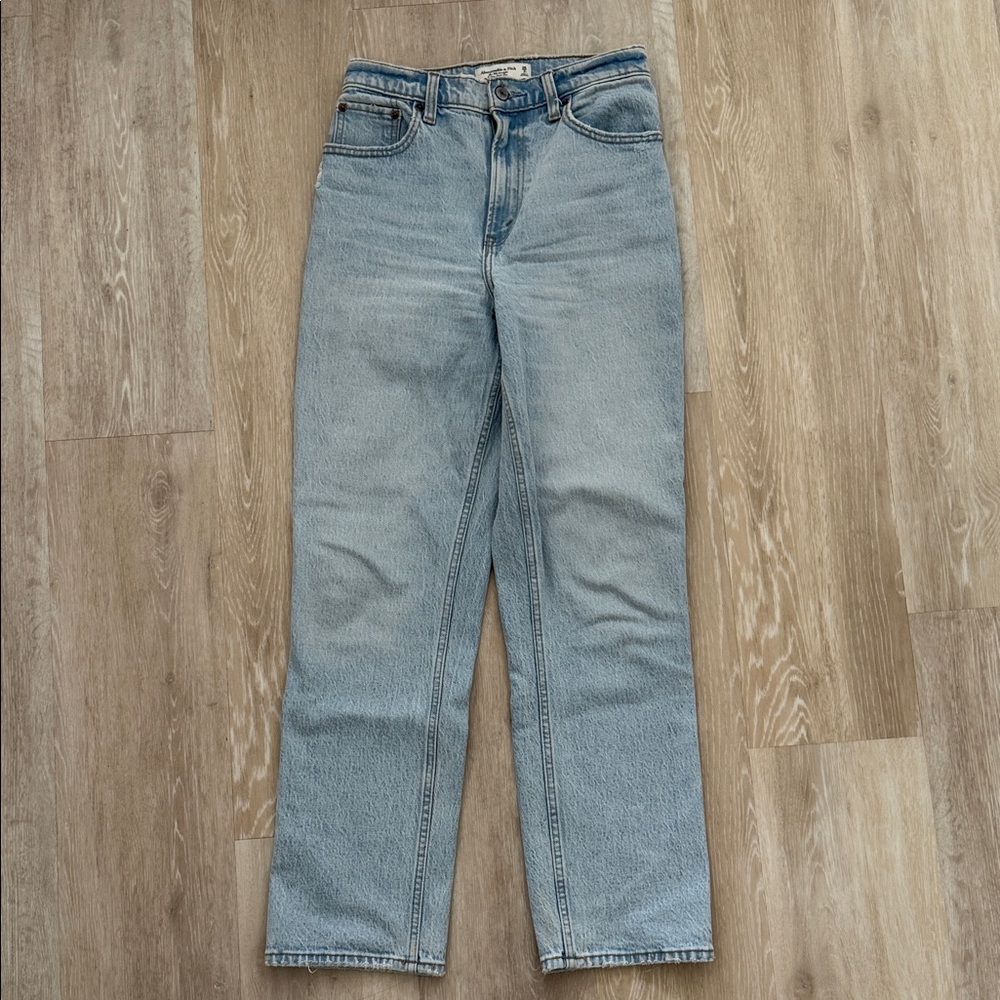 Abercrombie & Fitch Light Blue Straight Jeans